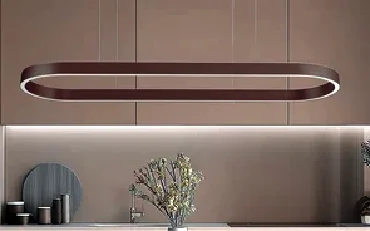 image of The Melinay LED Pendant casting a warm and inviting glow