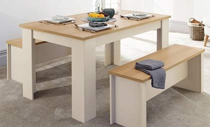Loftus Wooden Dining Table timeless,look and feel